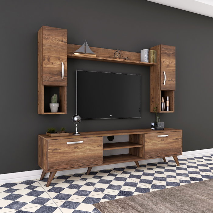 Hanah Home M27 - 284 Mueble de TV Nogal